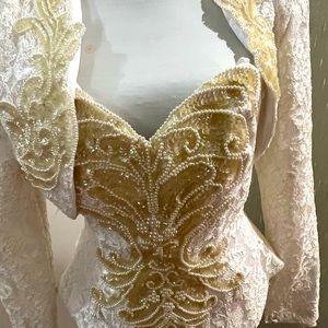 Beaded sequin top and jacket